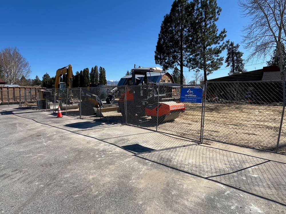 Stevensville demo site cleared and graded for new parking